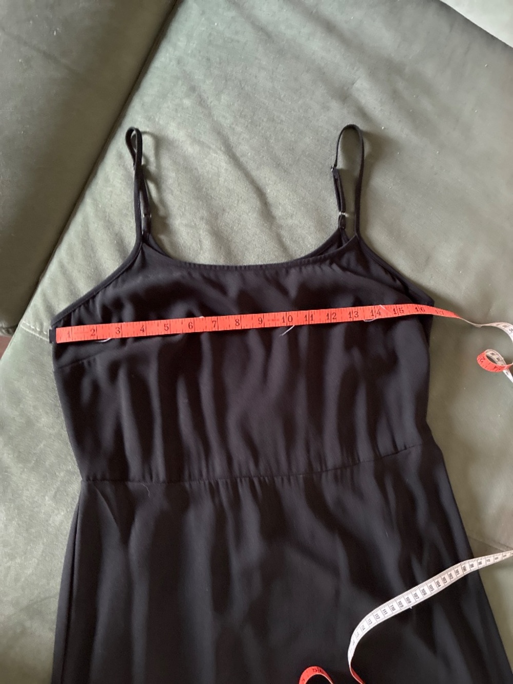 A New Day black scoop neck slip dress S M - Picture 3 of 9